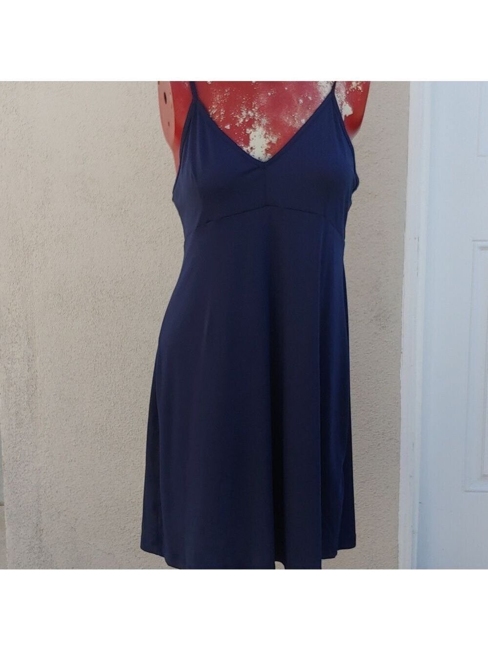 Banana Republic Women's Navy Pleaded Dress -Medium - Picture 5 of 13